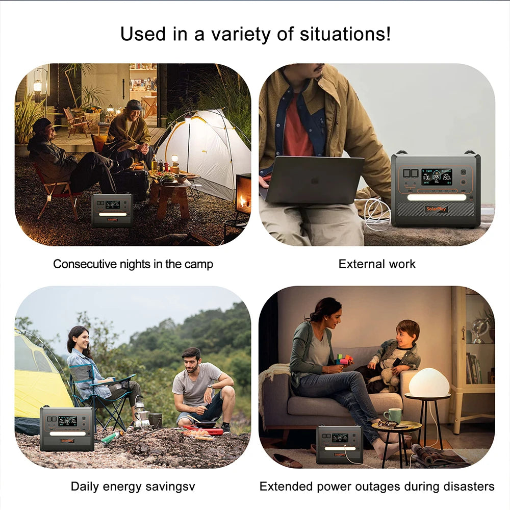 SOLARPLAY Portable Power Station (2160Wh)