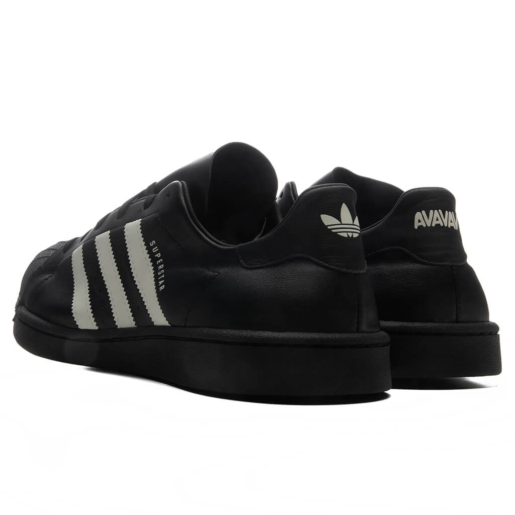Adidas Originals x Avavav Women's Superstar - Core Black/Ivory/Off White