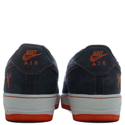 Nike x Kobe Bryant Air Force 1 Low 'Denim' - Obsidian/Safety Orange/White