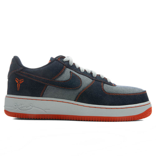 Nike x Kobe Bryant Air Force 1 Low 'Denim' - Obsidian/Safety Orange/White