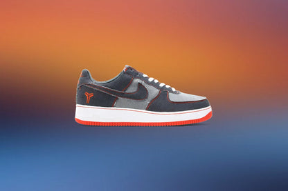 Nike x Kobe Bryant Air Force 1 Low 'Denim' - Obsidian/Safety Orange/White