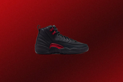 Air Jordan 12 Retro 'Bloodline' (GS) - Black/Varsity Red