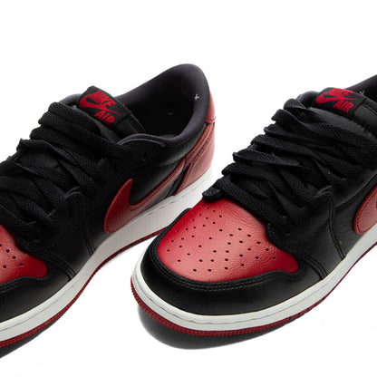 Air Jordan 1 Retro Low OG 'Banned' (GS) - Black/Varsity Red/Summit White