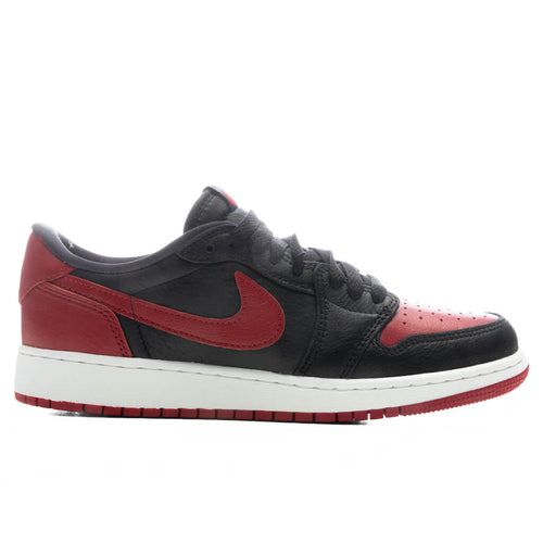Air Jordan 1 Retro Low OG 'Banned' (GS) - Black/Varsity Red/Summit White