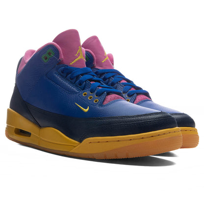 Air Jordan 3 Retro OG 'Brazil' - Racer Blue/Lucky Green/Blue Void