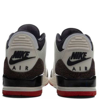 Air Jordan 3 Retro OG 'World's Best Dad' - Sail/Black/University Red/Pale Ivory