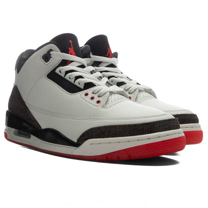 Air Jordan 3 Retro OG 'World's Best Dad' - Sail/Black/University Red/Pale Ivory