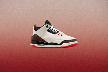 Air Jordan 3 Retro OG 'World's Best Dad' (GS) - Sail/Black/University Red/Pale Ivory