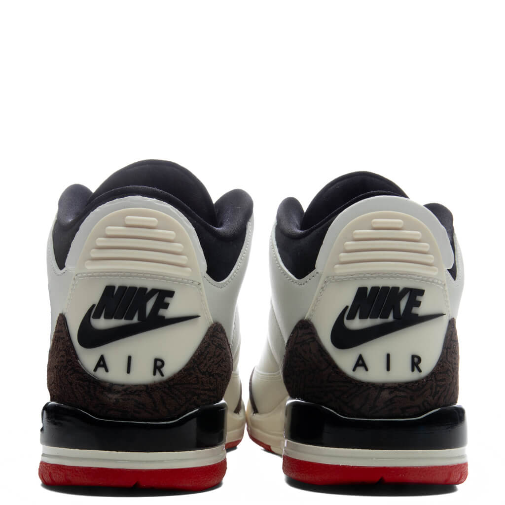 Air Jordan 3 Retro OG 'World's Best Dad' (GS) - Sail/Black/University Red/Pale Ivory