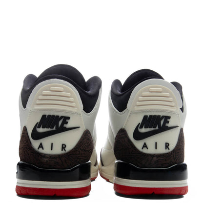 Air Jordan 3 Retro OG 'World's Best Dad' (GS) - Sail/Black/University Red/Pale Ivory