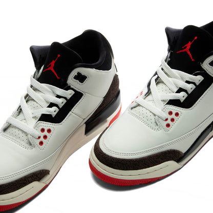 Air Jordan 3 Retro OG 'World's Best Dad' (GS) - Sail/Black/University Red/Pale Ivory