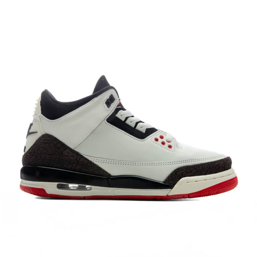 Air Jordan 3 Retro OG 'World's Best Dad' (GS) - Sail/Black/University Red/Pale Ivory