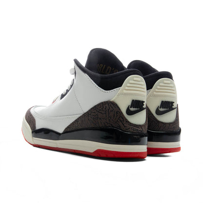 Air Jordan 3 Retro OG 'World's Best Dad' (PS) - Sail/Black/University Red/Pale Ivory