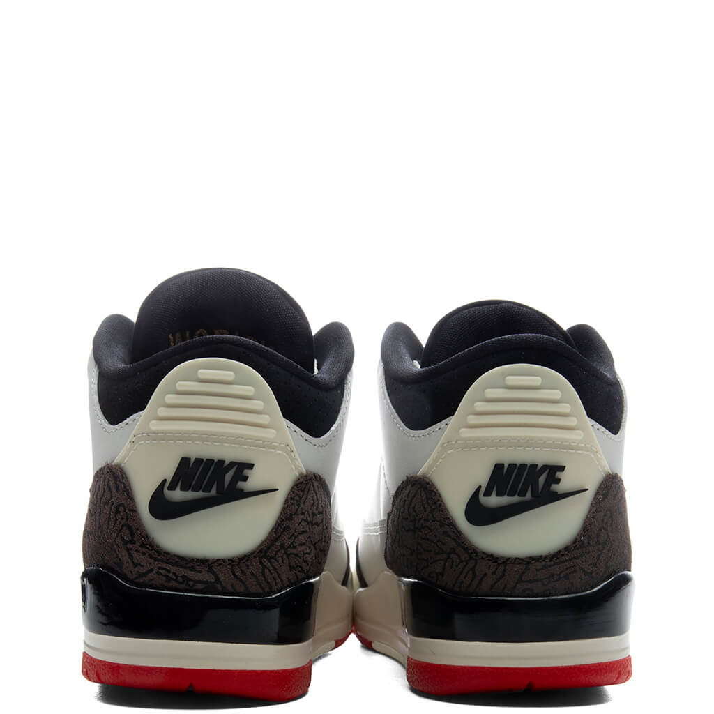 Air Jordan 3 Retro OG 'World's Best Dad' (PS) - Sail/Black/University Red/Pale Ivory