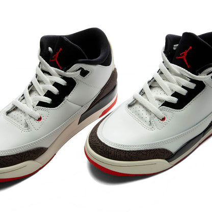 Air Jordan 3 Retro OG 'World's Best Dad' (PS) - Sail/Black/University Red/Pale Ivory