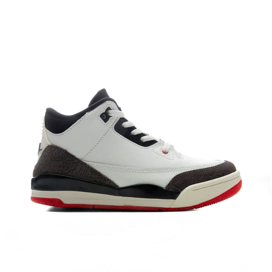 Air Jordan 3 Retro OG 'World's Best Dad' (PS) - Sail/Black/University Red/Pale Ivory