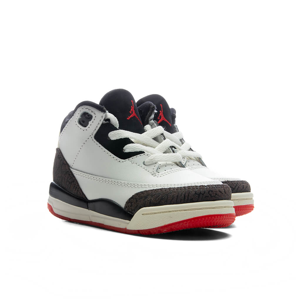 Air Jordan 3 Retro OG 'World's Best Dad' (TD) - Sail/Black/University Red/Pale Ivory