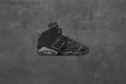 Air Jordan 6 Retro 'Cap and Gown' (GS) - Black/Reflect Silver/Black