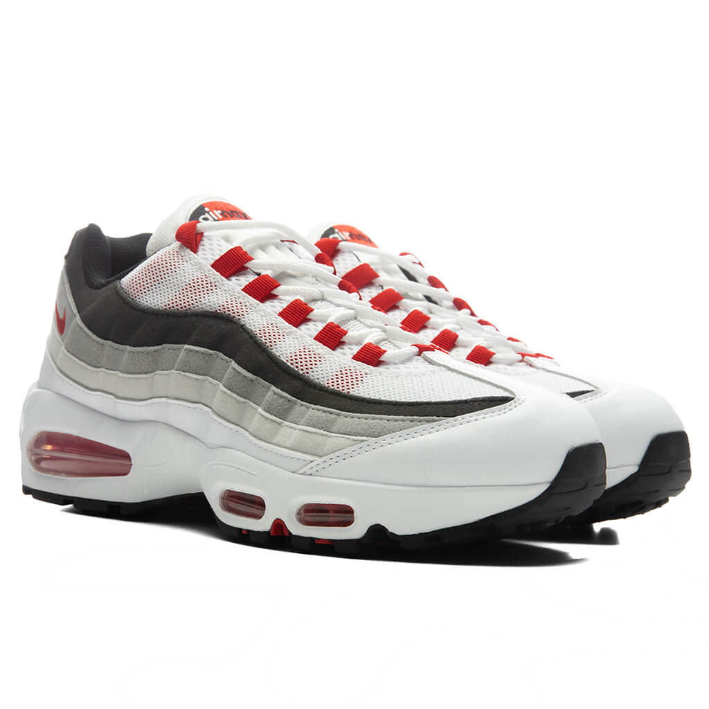 Air Max 95 Big Bubble Premium 'Comet Red' - White/Comet Red/Neutral Grey/Medium Grey