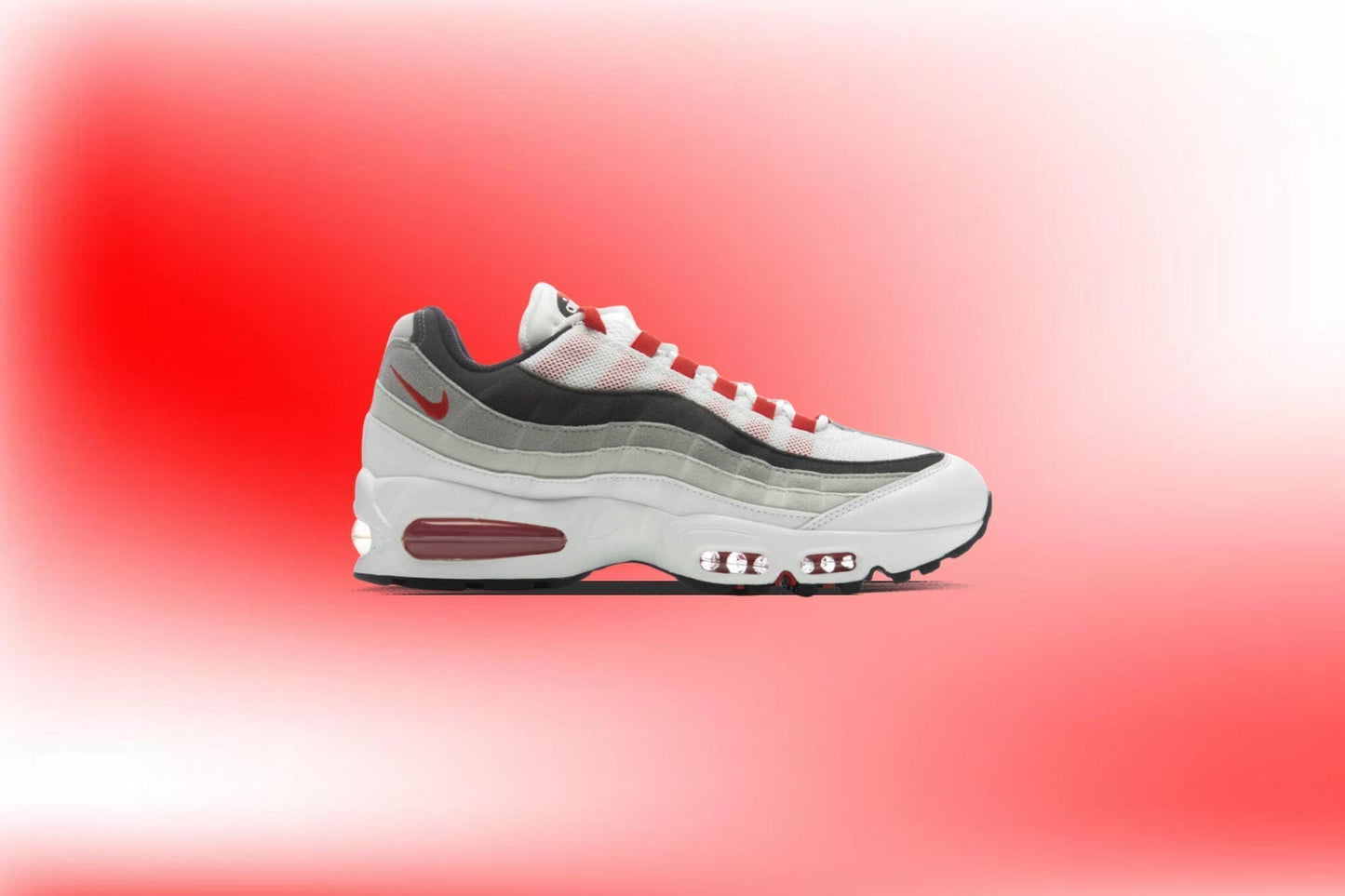 Air Max 95 Big Bubble Premium 'Comet Red' - White/Comet Red/Neutral Grey/Medium Grey