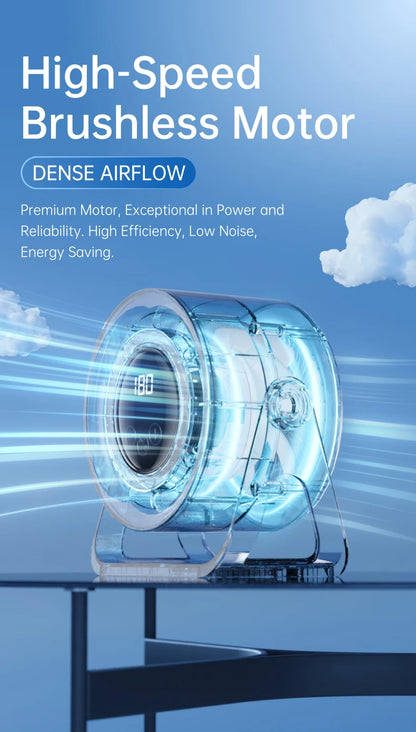 Desktop Bladeless Turbo Fan (1800mAh)