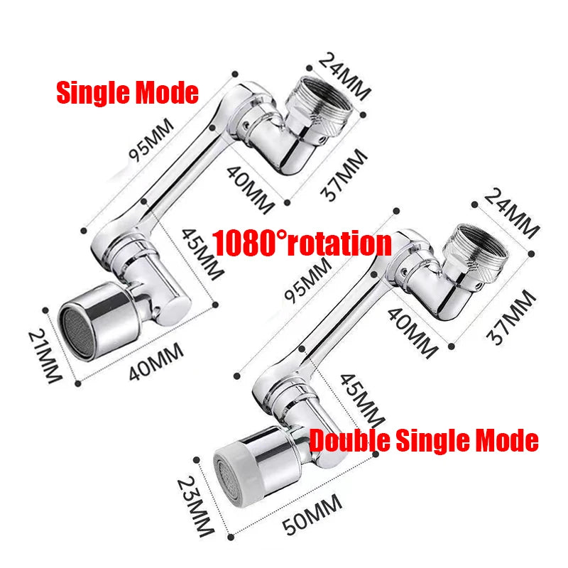 Rotatable Faucet Aerator Extender