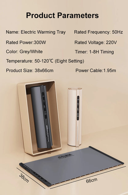 Electric Food Warmer Tray (Foldable)