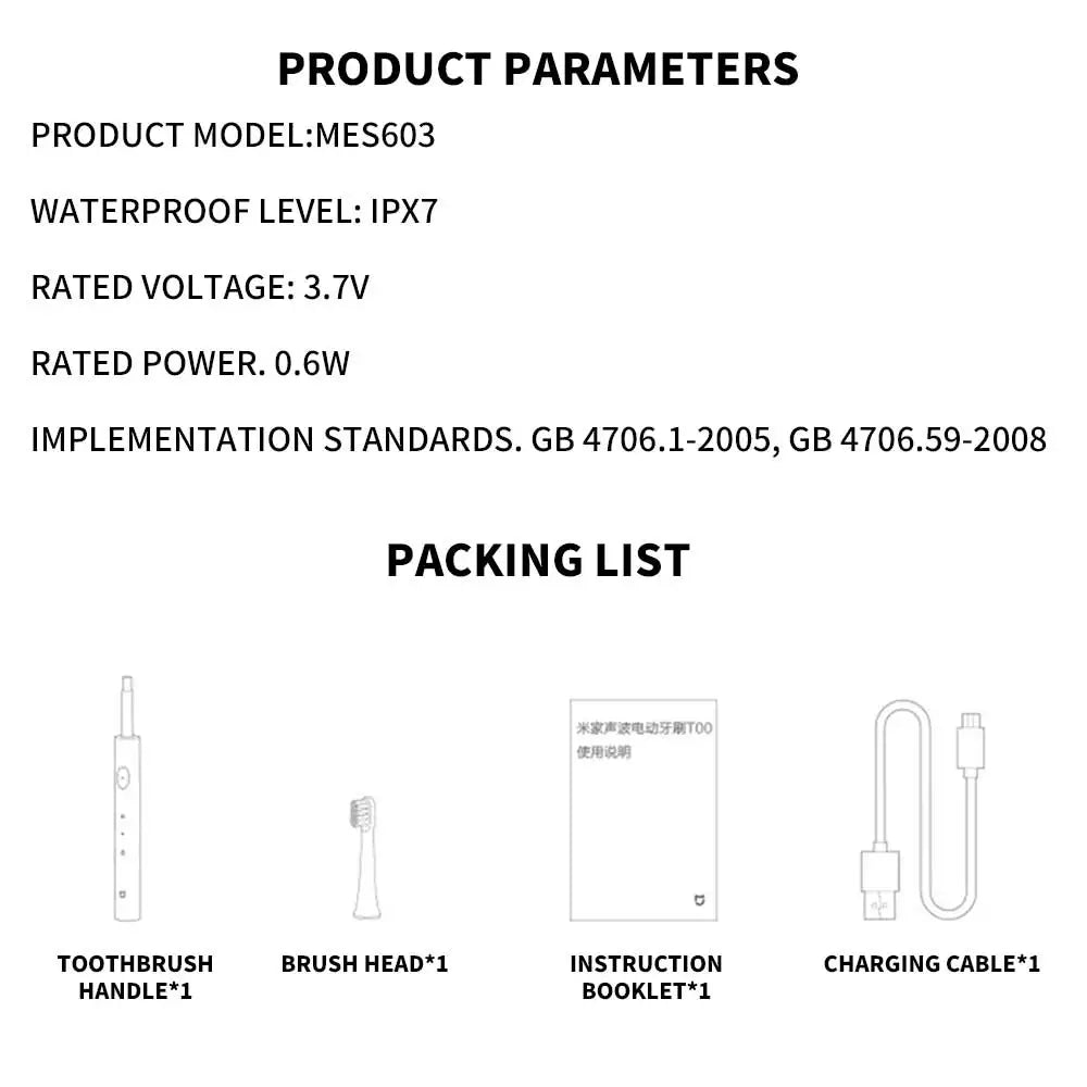 Xiaomi Mijia T100 Sonic Toothbrush