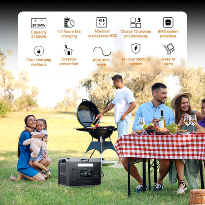 SOLARPLAY Portable Power Station (2160Wh)