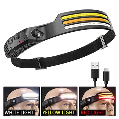 COB Rechargeable LED Headlamp