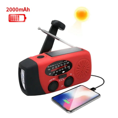 Hand-Crank Solar Emergency Radio