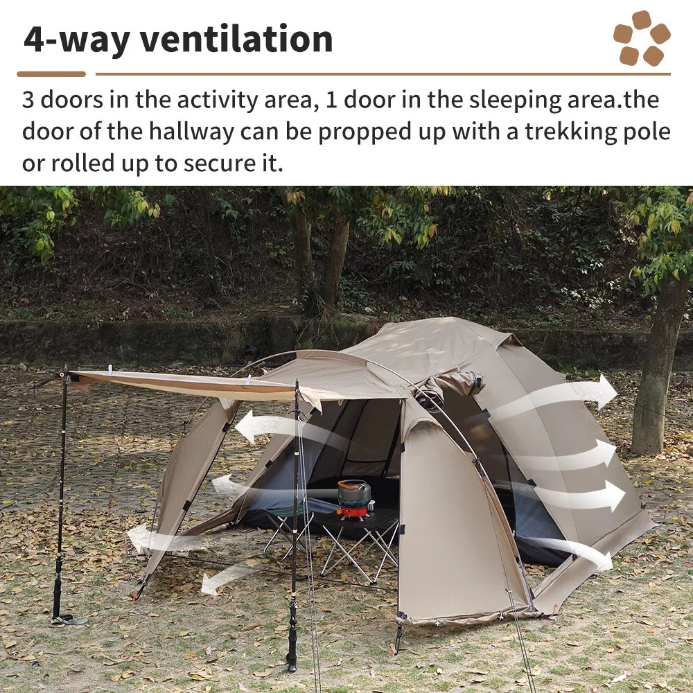 Fireproof Winter Hot Tent (2-Person)