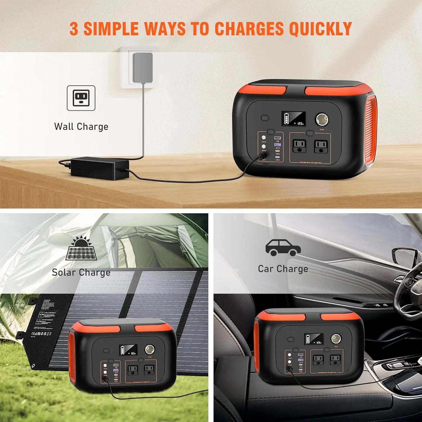 Portable Power Station (200–600W)