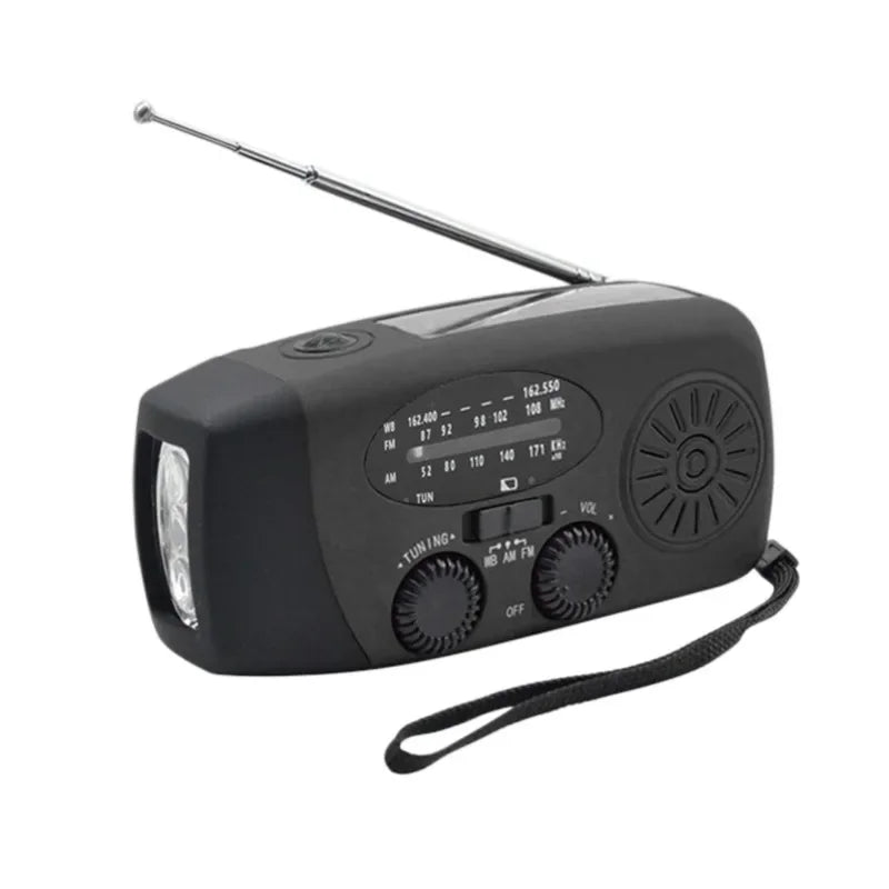 Hand-Crank Solar Emergency Radio