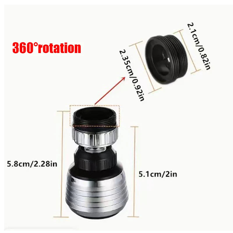 Rotatable Faucet Aerator Extender
