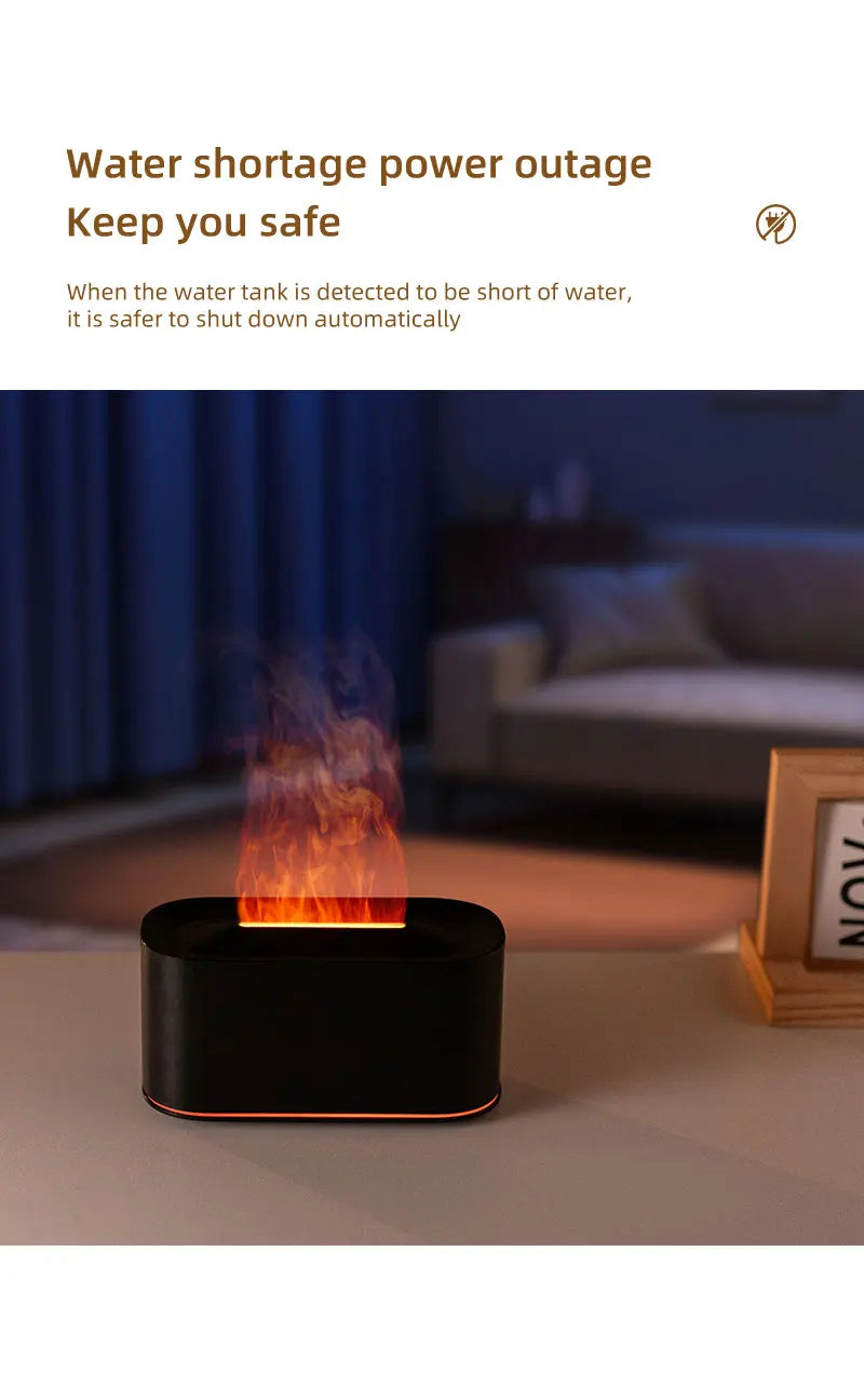 Flame Effect Essential Oil Diffuser