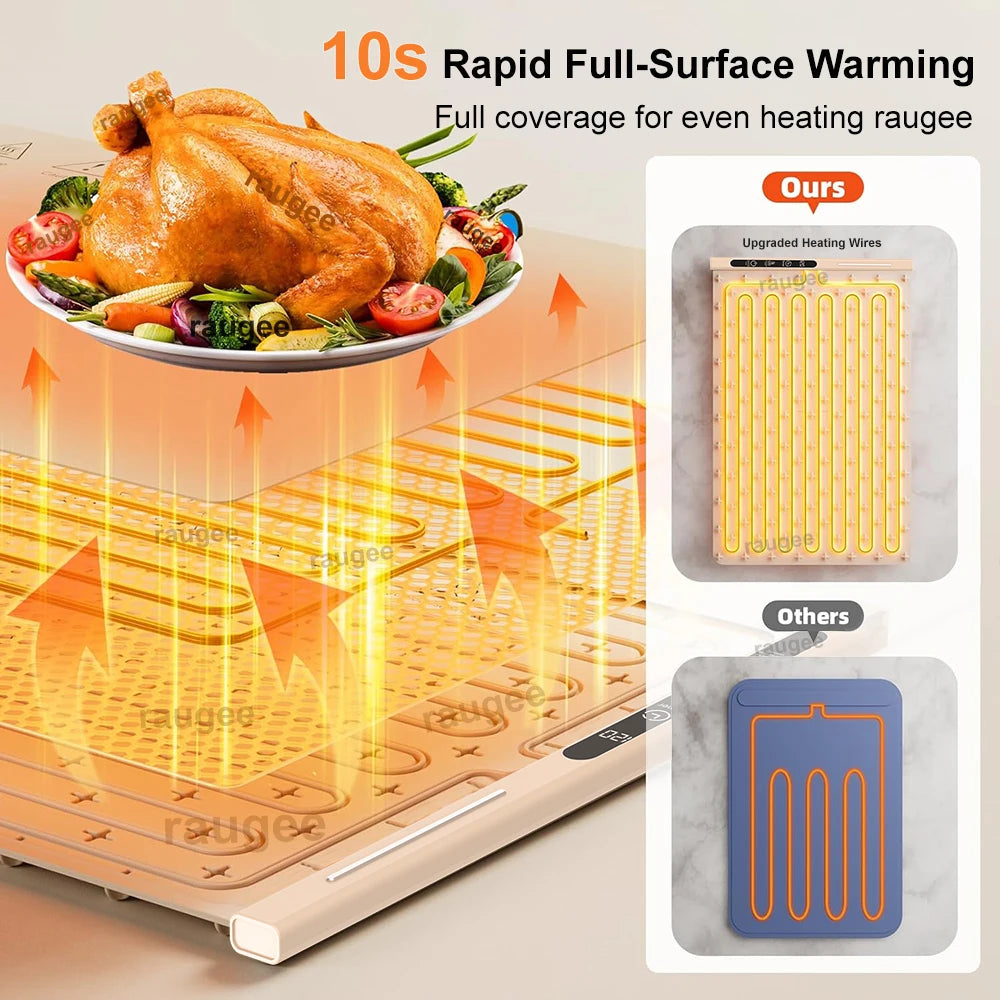Electric Food Warmer Tray (Foldable)