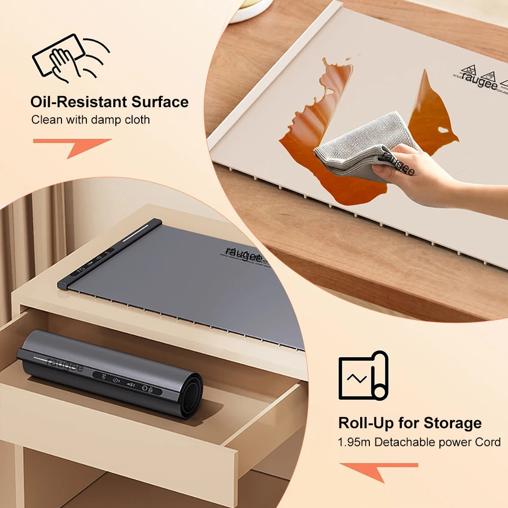 Electric Food Warmer Tray (Foldable)