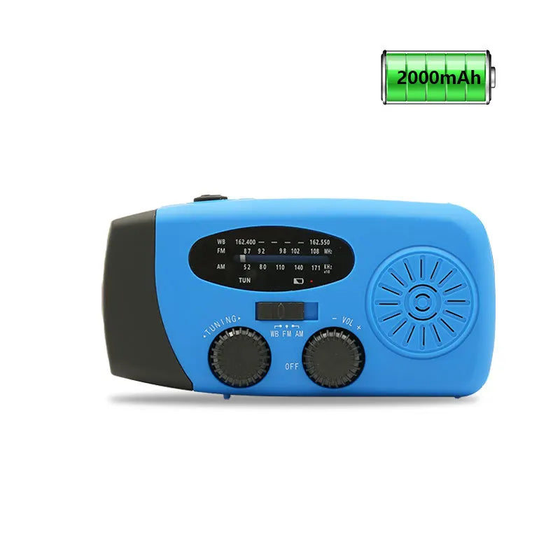 Hand-Crank Solar Emergency Radio