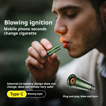 Type-C Electronic Flameless Lighter