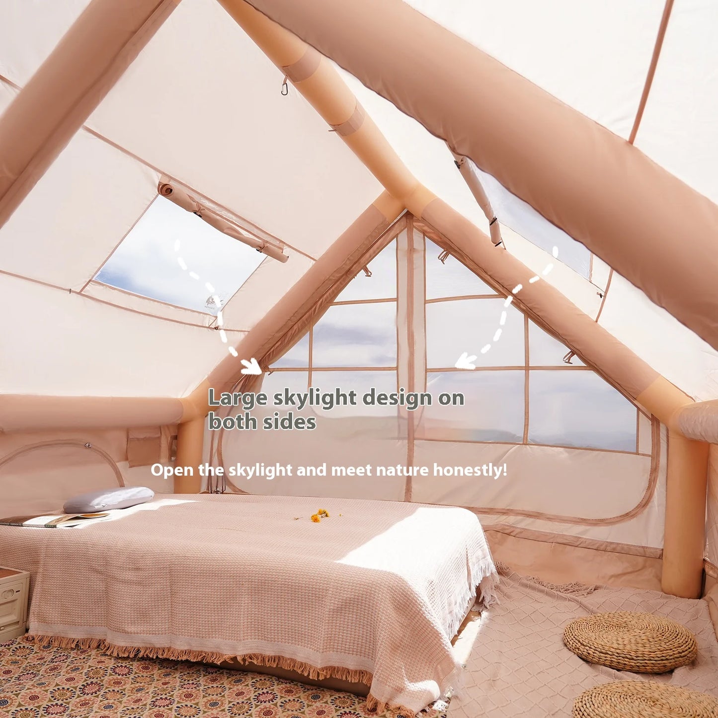 Luxury Inflatable Camping Tent (4/6/8 Person)