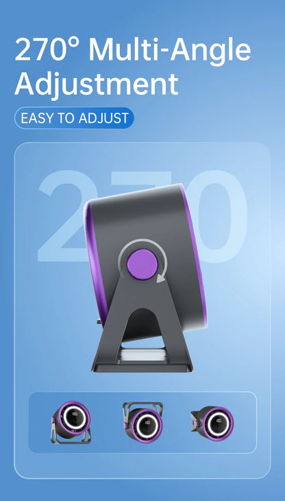 Desktop Bladeless Turbo Fan (1800mAh)