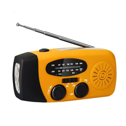 Hand-Crank Solar Emergency Radio