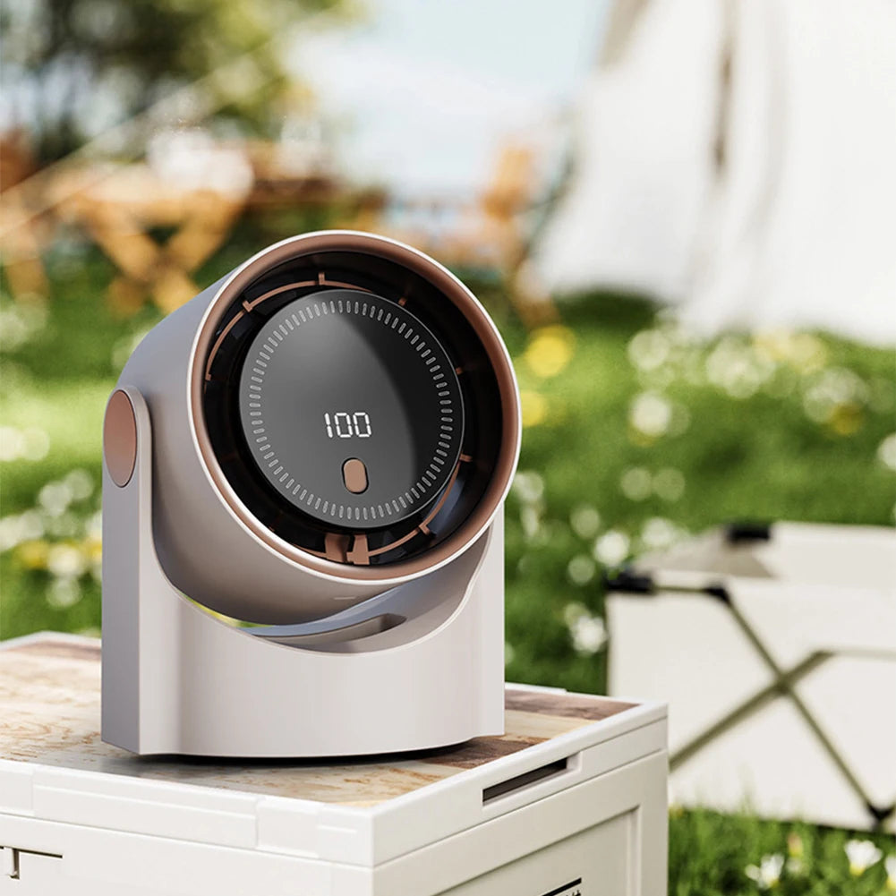 Bladeless Portable Desk Fan (100 Levels)