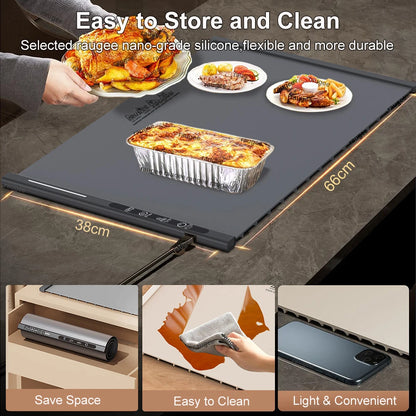 Electric Food Warmer Tray (Foldable)