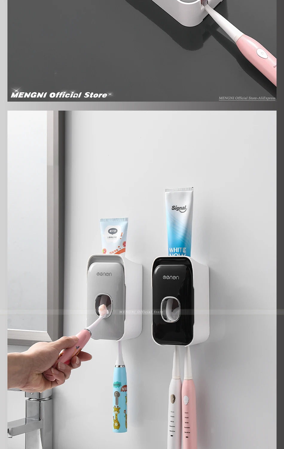 MENGNI Automatic Toothpaste Dispenser