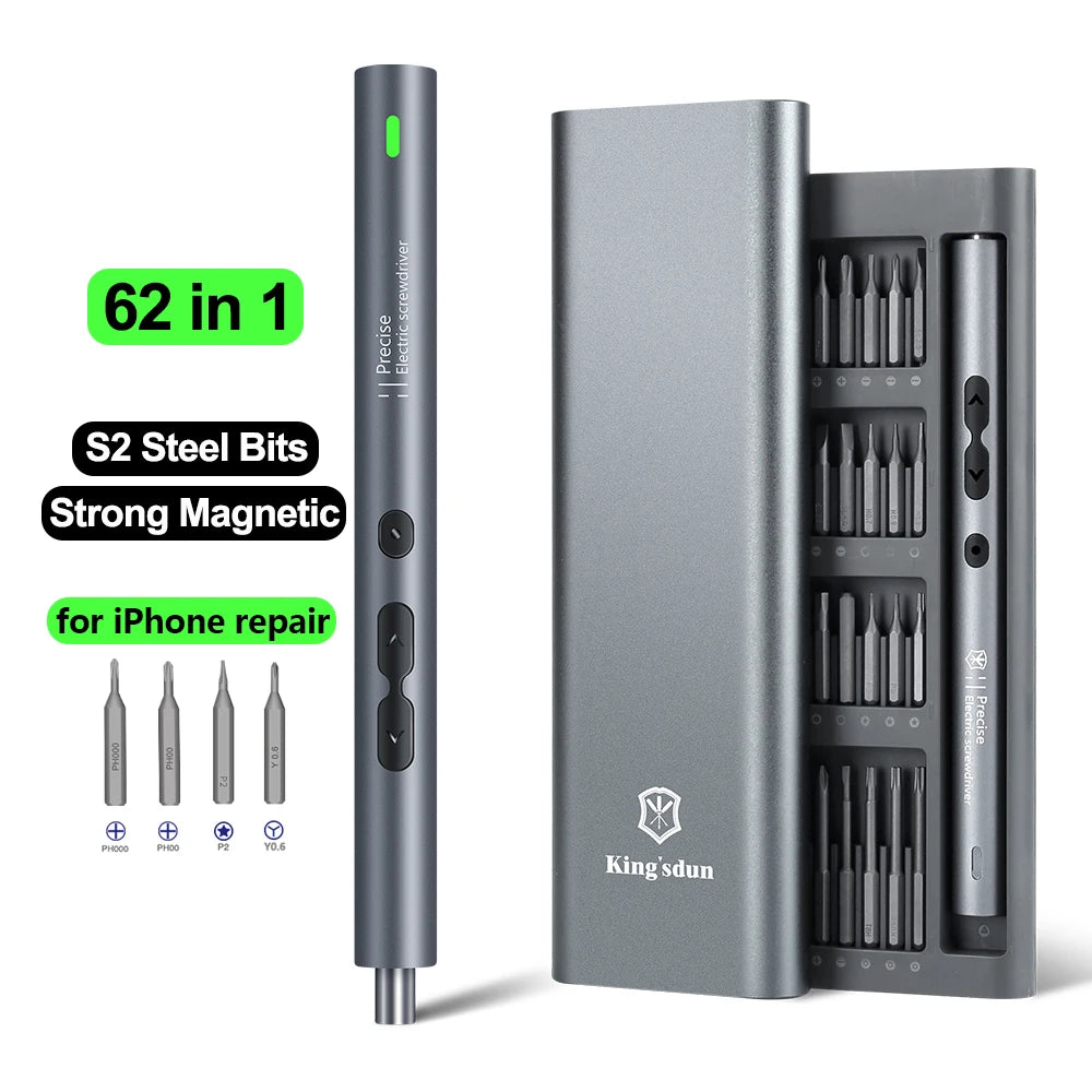 6-in-1 Electric Precision Screwdriver Set