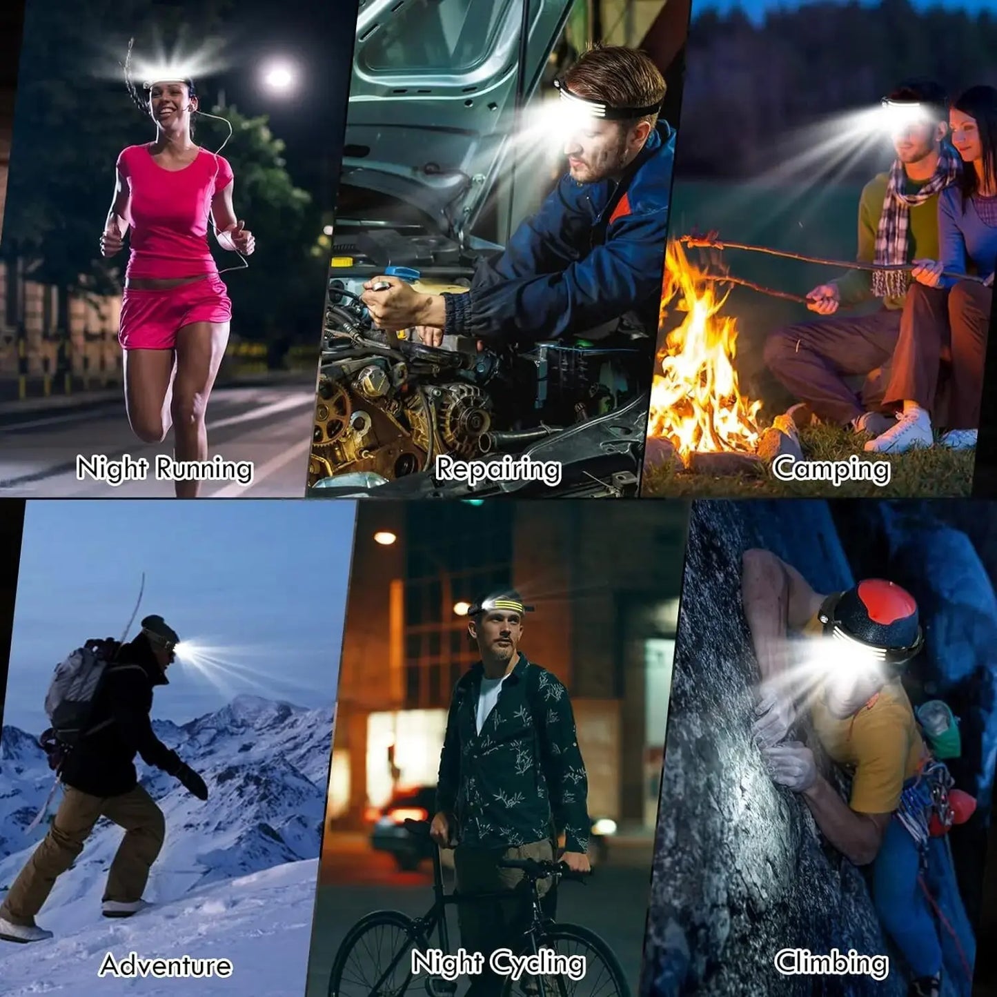 COB Rechargeable LED Headlamp