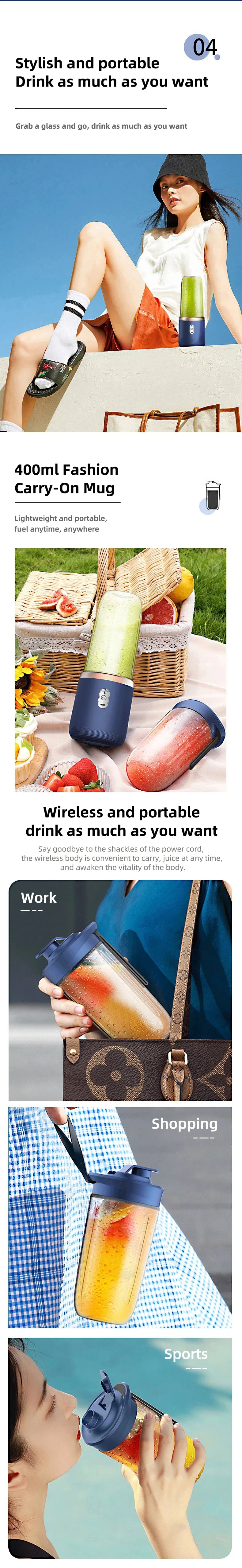 Mini USB Portable Juicer Blender