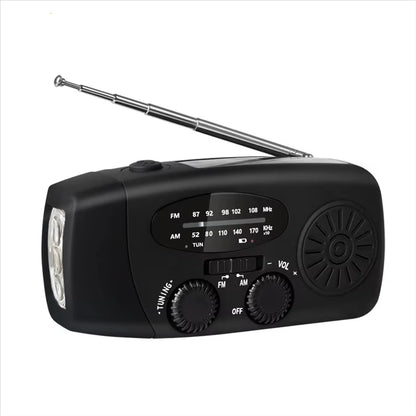 Hand-Crank Solar Emergency Radio